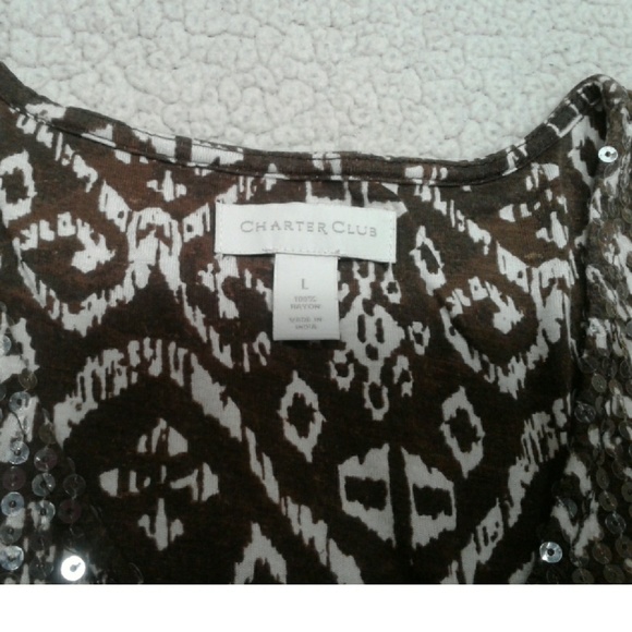 Charter club sequence tank top size L - Picture 5 of 6